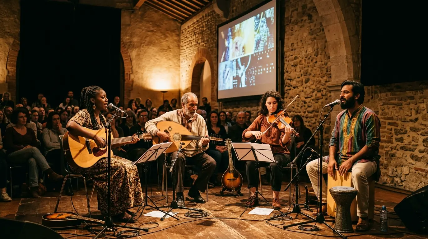 Concert public et rassemblement culturel citoyen produit par TLS MUSIC FACTORY