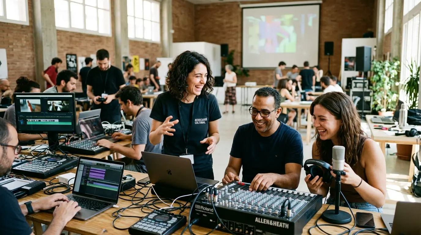 Atelier de création sonore et accompagnement technique bénévole