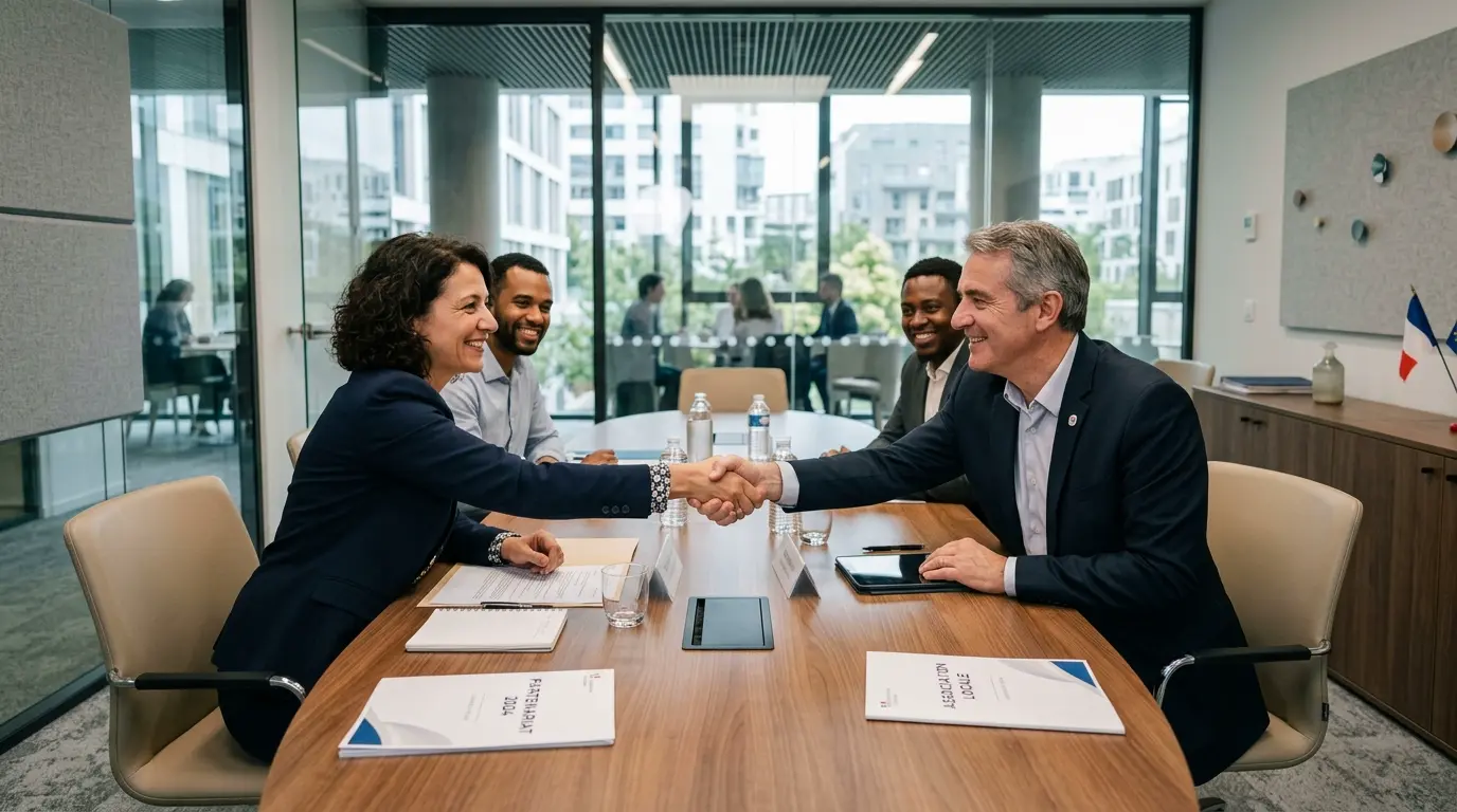Réunion de concertation territoriale et signature de convention publique avec les partenaires